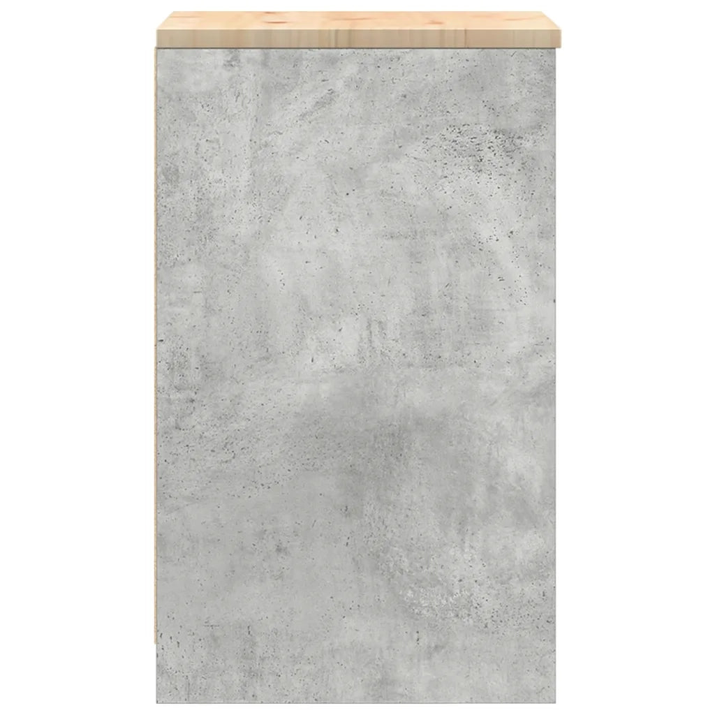 Armadietto da Garage Grigio cemento 40x51x85 cm CFW4231105