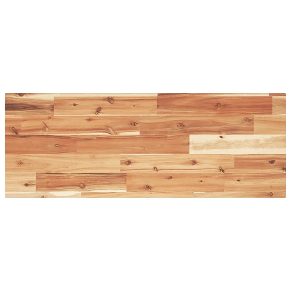 Piano Tavolo Rettangolare 80x30x2cm in Legno Massello di Acacia 4008807
