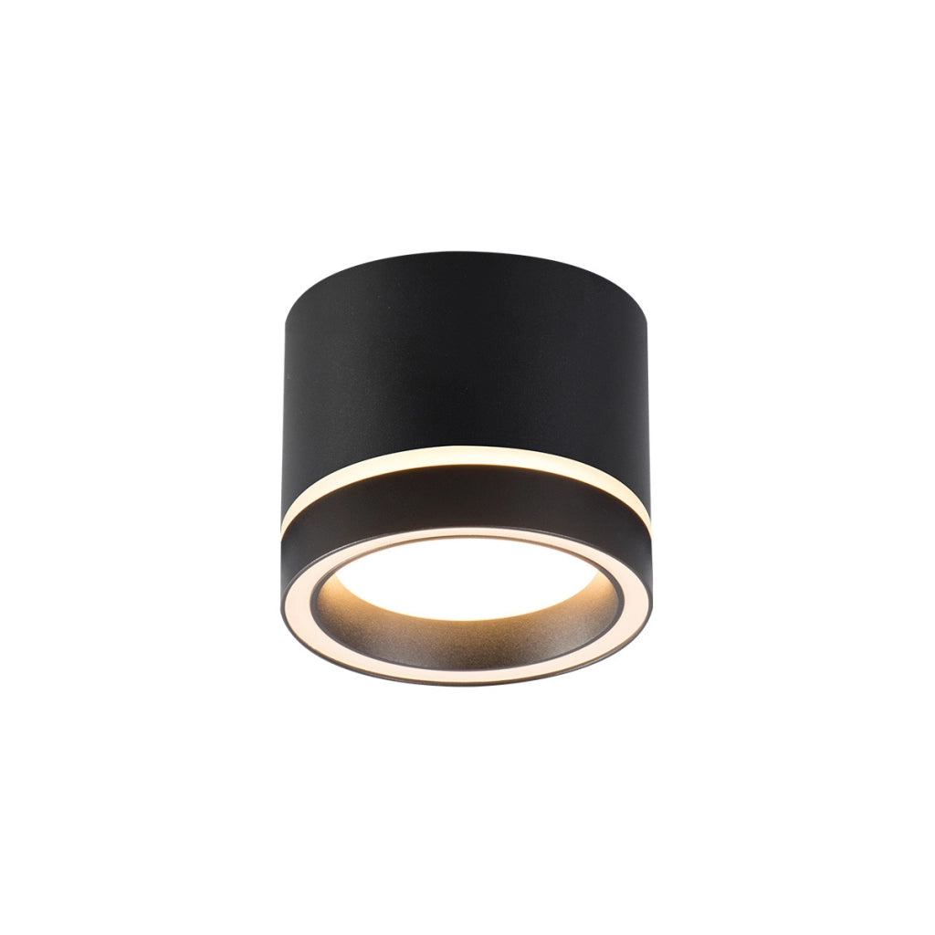 Spot soffitto superficie Ø8,5 tondo nero GX53 Kendal