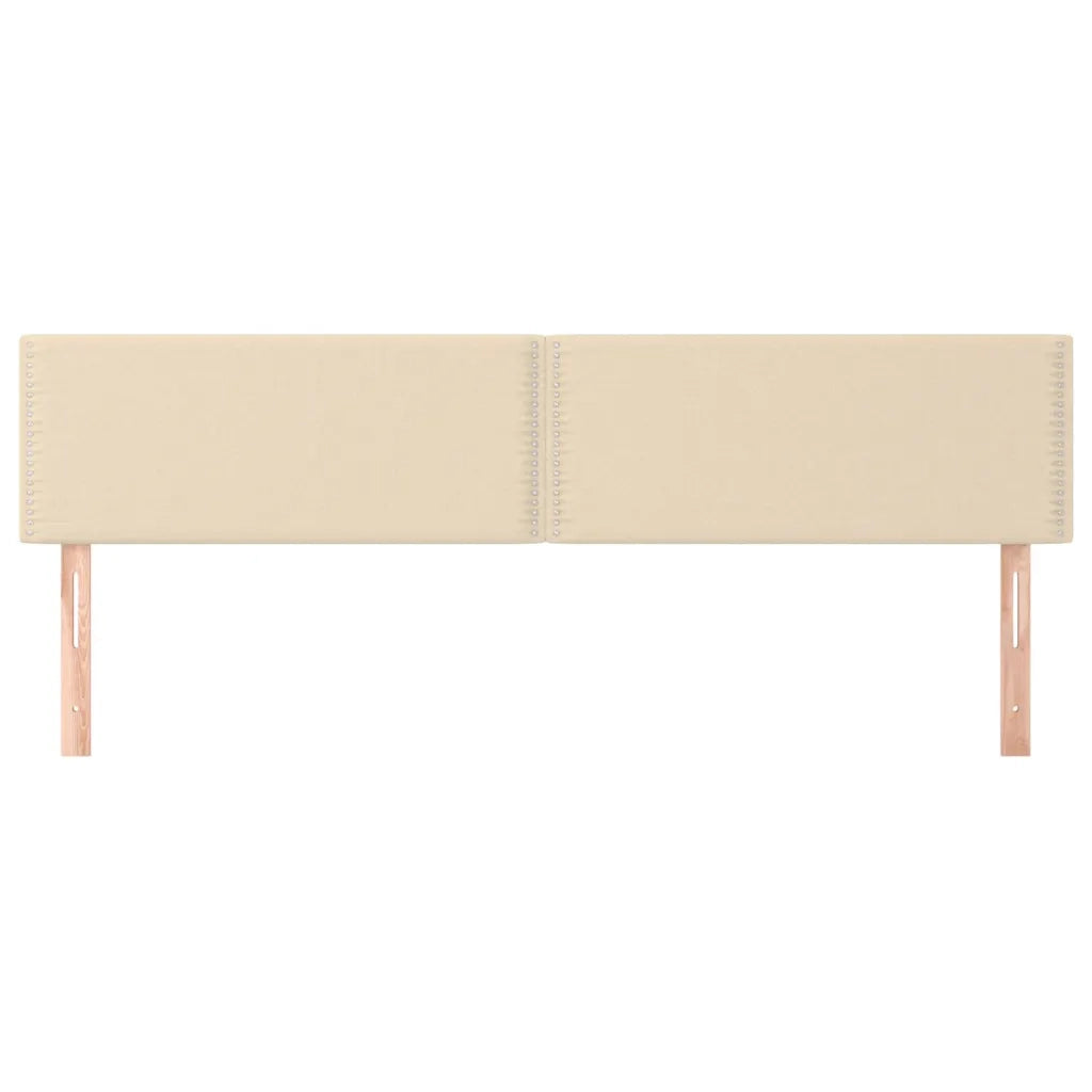 Testiera Crema 180x5x78/88 cm in Tessuto 345969