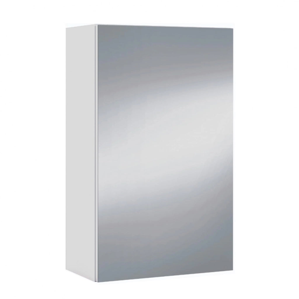 Mobile Bagno Sospeso Con Anta A Specchio E Ripiani Interni Salvaspazio Materiale Melaminico Arredo Moderno Ed Elegante 65 X 40 X 21 Cm Bianco