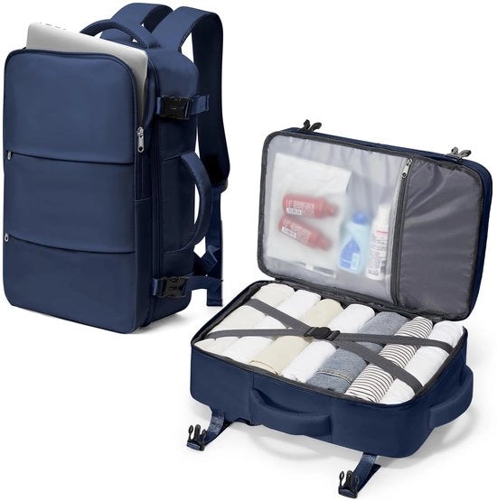 Zaino da Viaggio Grande per Donne, Valigetta da Hand Luggage 40x20x25 per Volo Easyjet, Borsa da Spalla per Laptop 14 Pollici Impermeabile