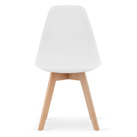 Sedia VALORA KITO - Design ergonomico bianco per soggiorno x3
