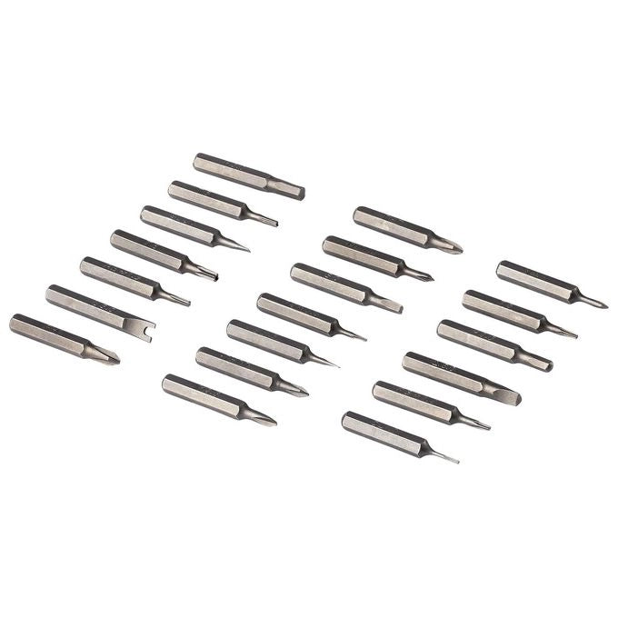 StarTech.com Set di cacciavite elettrico di precisione a 20 pezzi - Kit di cacciaviti a batteria portatile/mini per riparazioni di elettronica - magnetico - senza filo (CTK20PCEDRIVE)