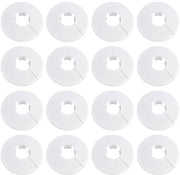 Copertura di tubo radiatore 16 pezzi - Decorazione in plastica - Rosetto leggero - Diametro 20 mm - Necessità di sostituzione - Materiale di alta qualità - Copertura di tubo radiatore