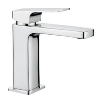 Rubinetto miscelatore per lavabo squadrato moderno