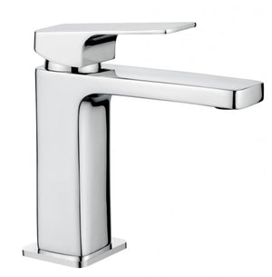 Rubinetto miscelatore per lavabo squadrato moderno