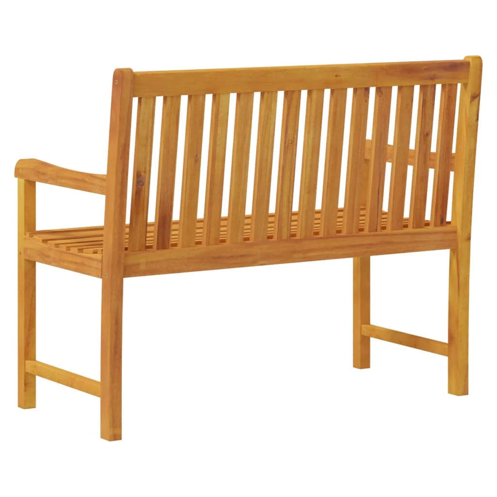 Panca da giardino mobili da esterno terrazza 110 x 55,5 x 90 cm legno massello di acacia 02_0011168