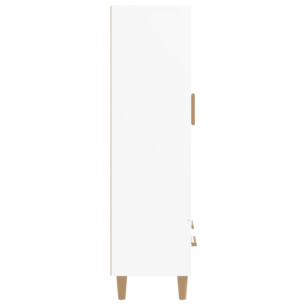 Credenza Bianca 70x31x115 cm in Legno Ingegnerizzato 812546