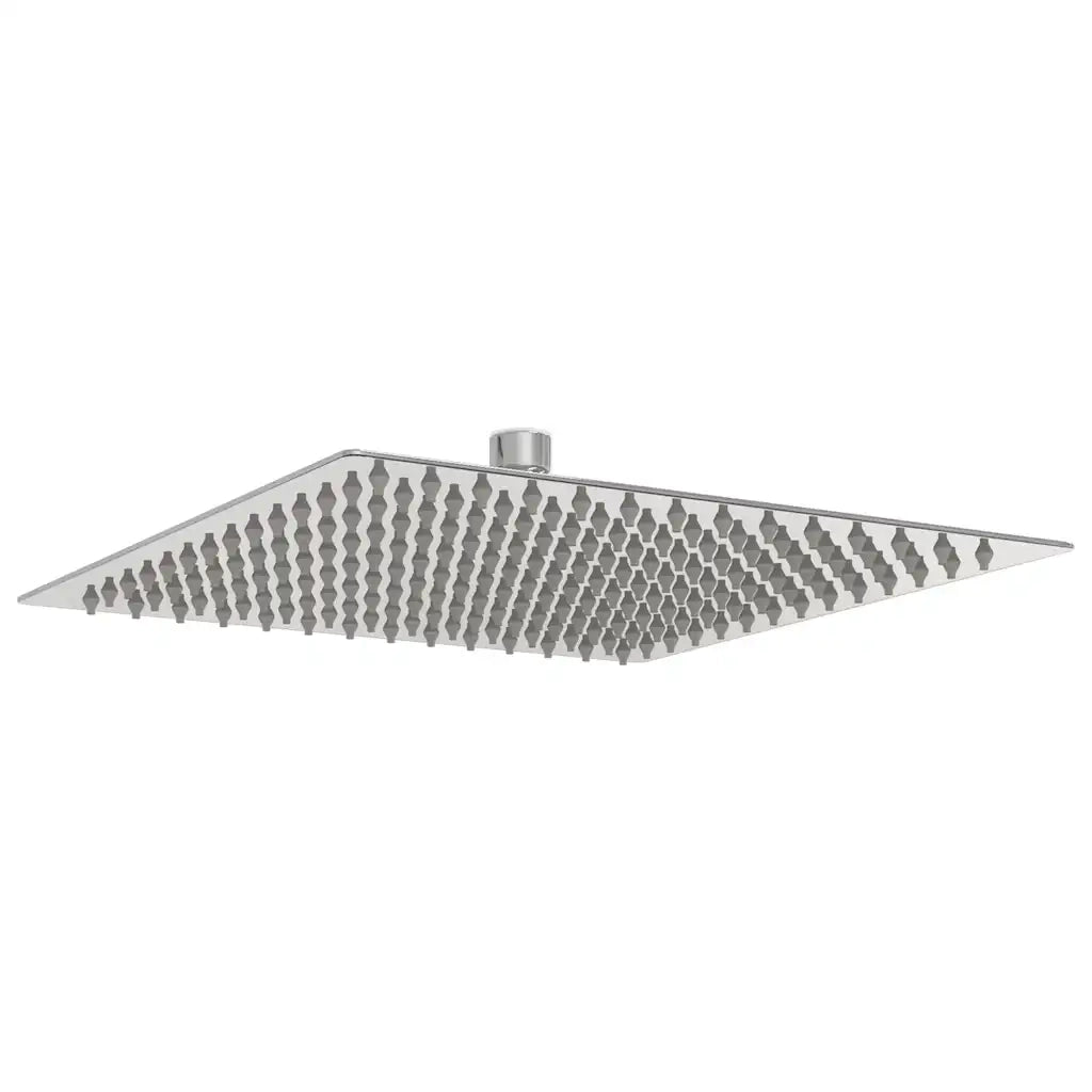vidaXL Testa Doccia a Pioggia in Acciaio Inox 304 25x25 cm Quadrata