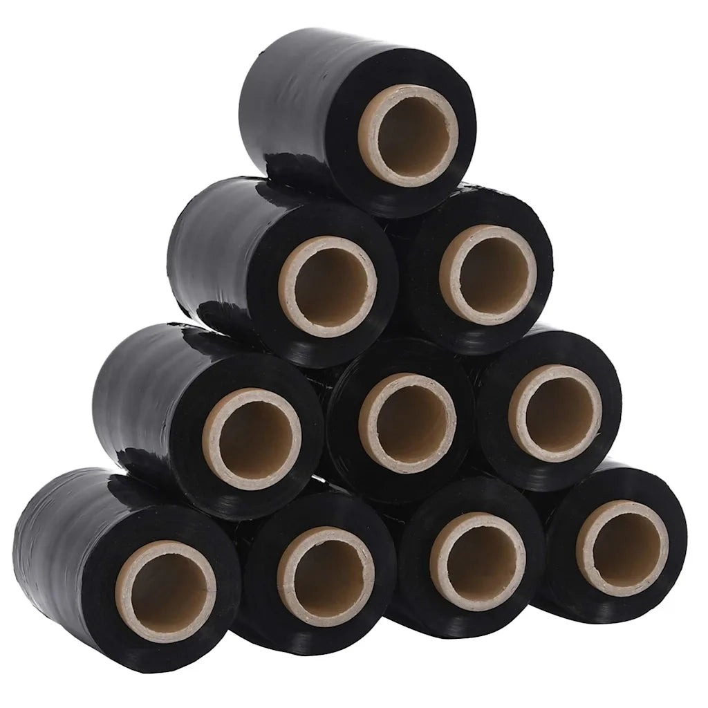 Film Estensibili 10 pz Nero 23 μm 10 cm x 300 m 4104885