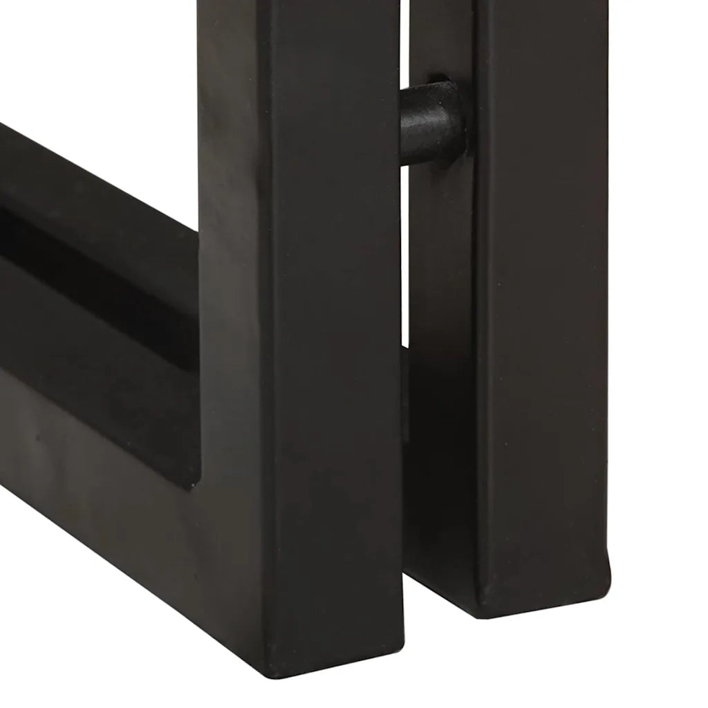 Tavolino con cassetto 30 x 30 x 40 cm Legno Recuperato Massello 4016716
