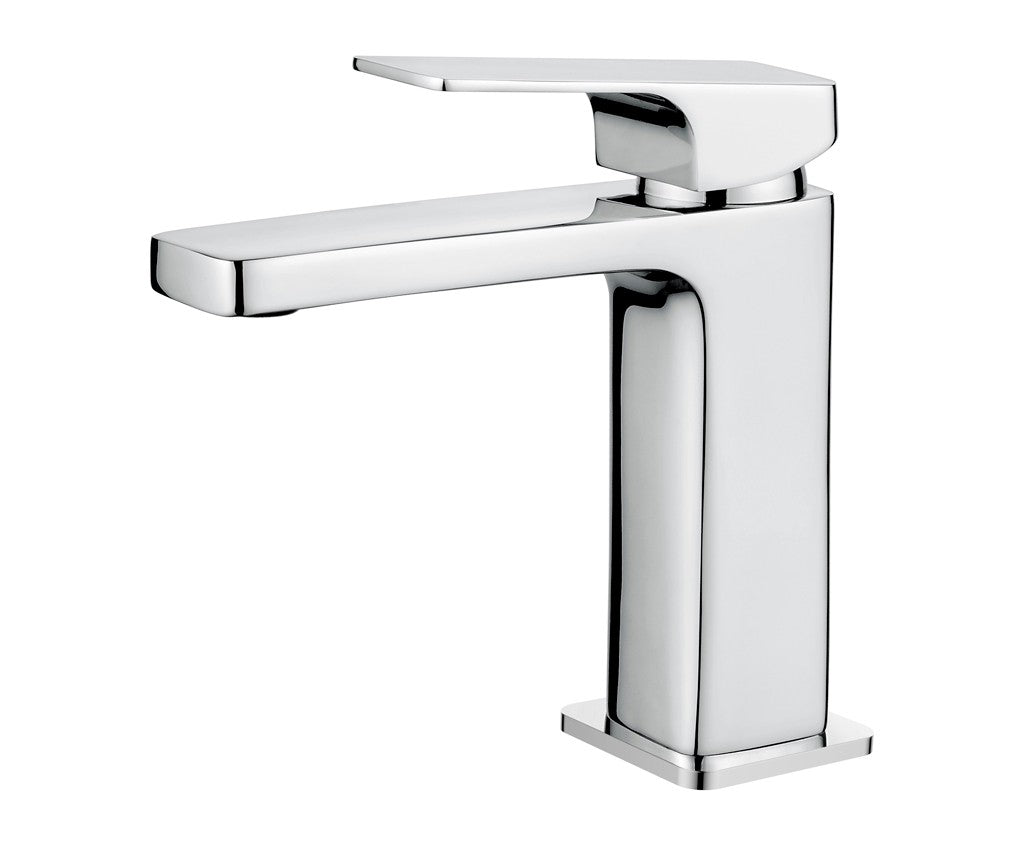 Rubinetto miscelatore per lavabo squadrato moderno