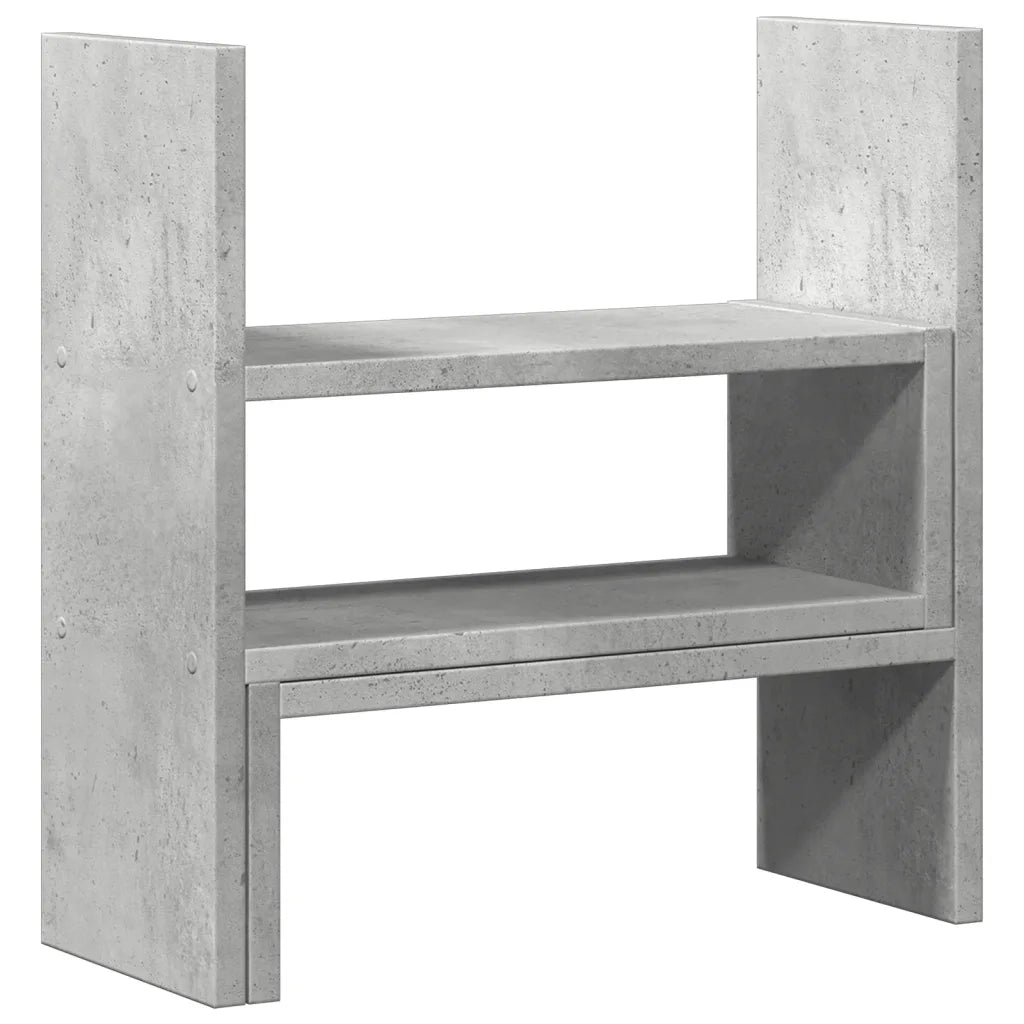 Organizer Scrivania Grigio Cemento 40x17x41 cm in Truciolato CFW7416250