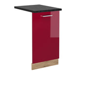 Vicco Pannello frontale della lavastoviglie Rosso lucido 45 cm , PL Antracite