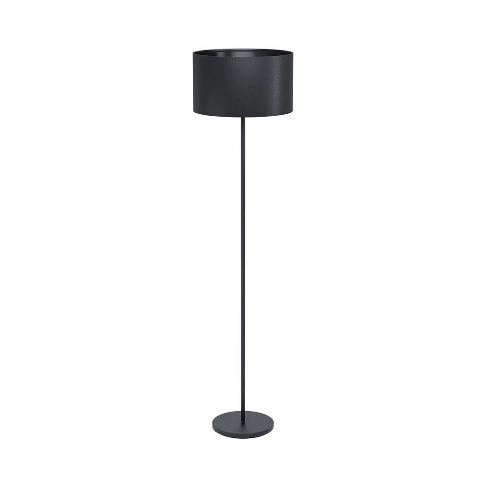 Piantana Moderna Maserlo 1 Luce Acciaio Nero