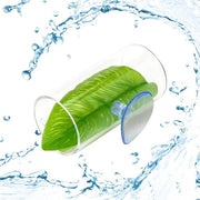 Habitat Acrilico per Betta - Bocchetta Bloccante - Giocattolo per Pesci Piccoli - Con Chiusini - Ideale per Gamberi - Decorazione per Acquario