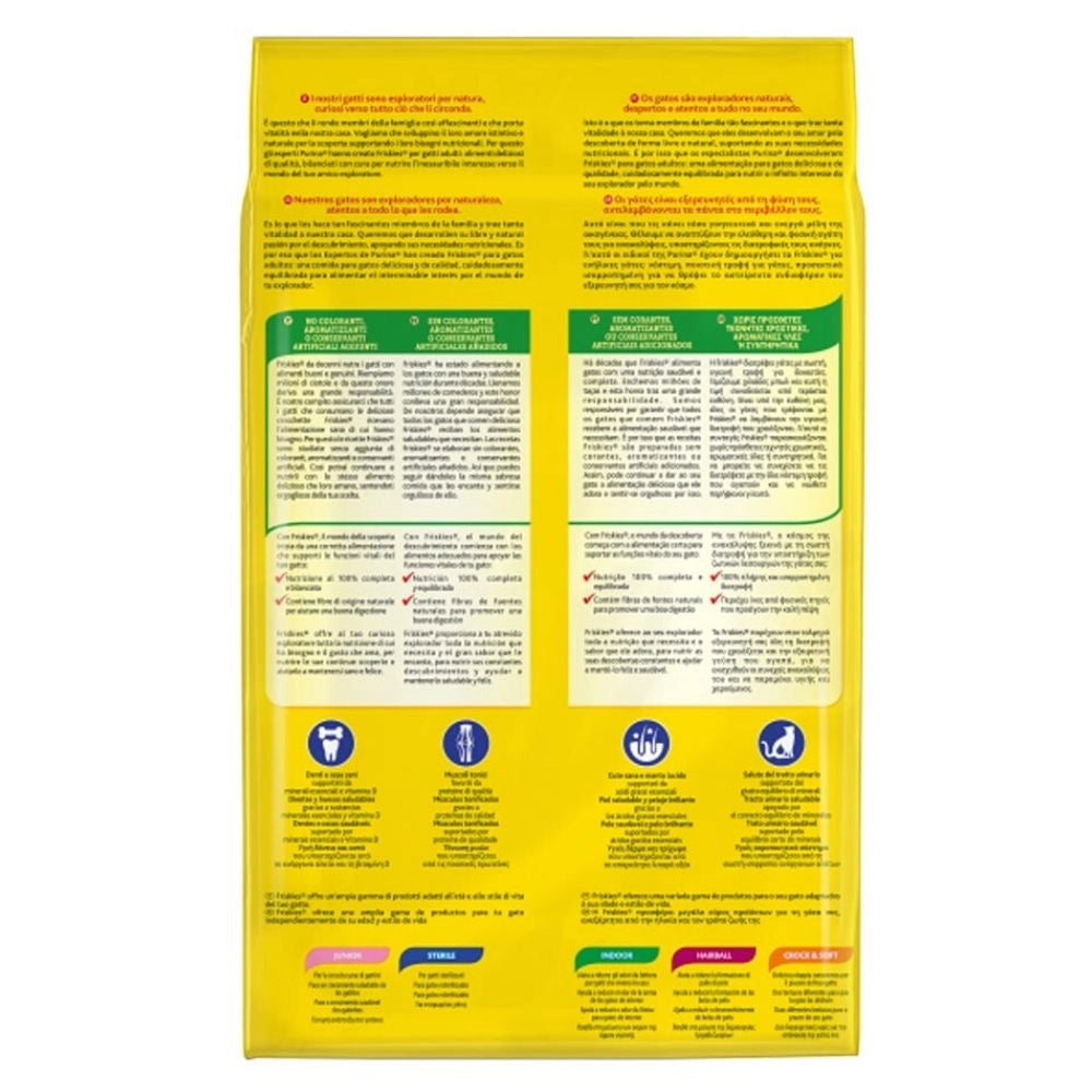 Purina friskies con merluzzo e verdure per gatto adulto multipack da 6 confezioni da 4 kg ciascuna