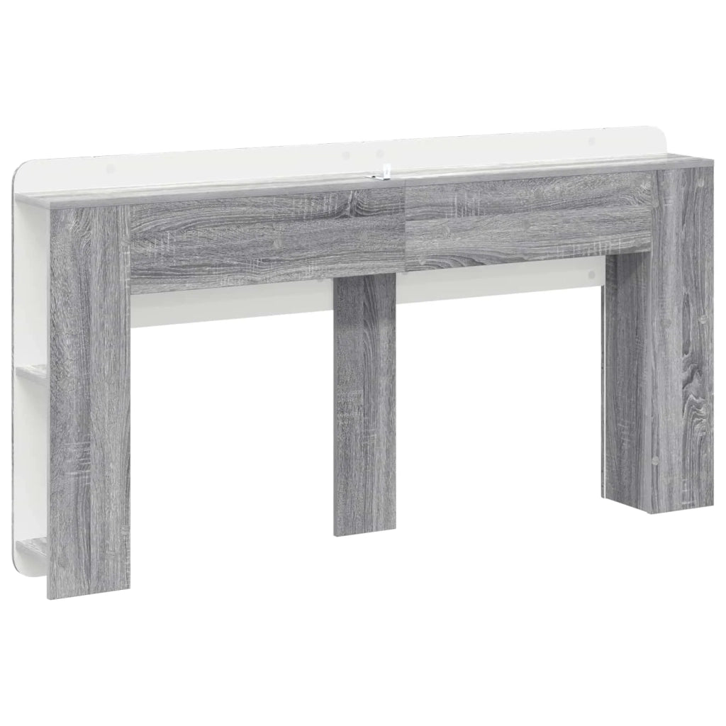 Testata del letto Grigio Sonoma Legno ingegnerizzato