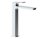 Rubinetto miscelatore per lavabo alto, squadrato