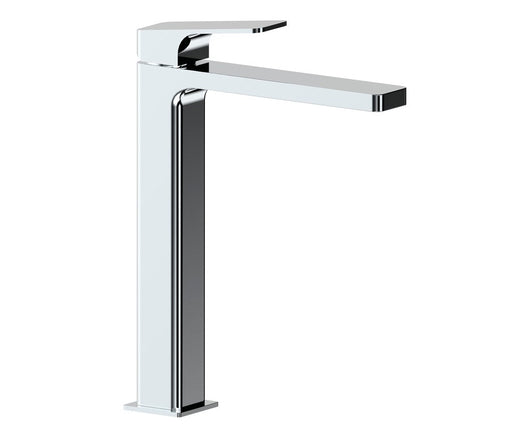Rubinetto miscelatore per lavabo alto, squadrato