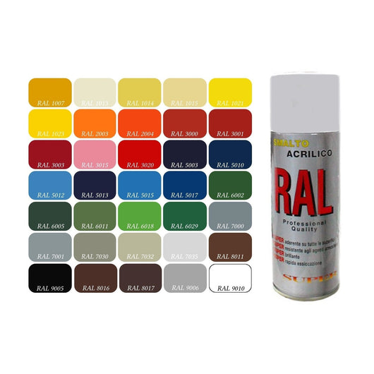 Vernice spray acrilica Cilvani smalto colore ral rapida essiccazione bomboletta RAL 6005 VERDE