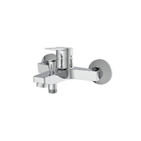 Rubinetto vasca cromato con leva in metallo - Serie Hellis