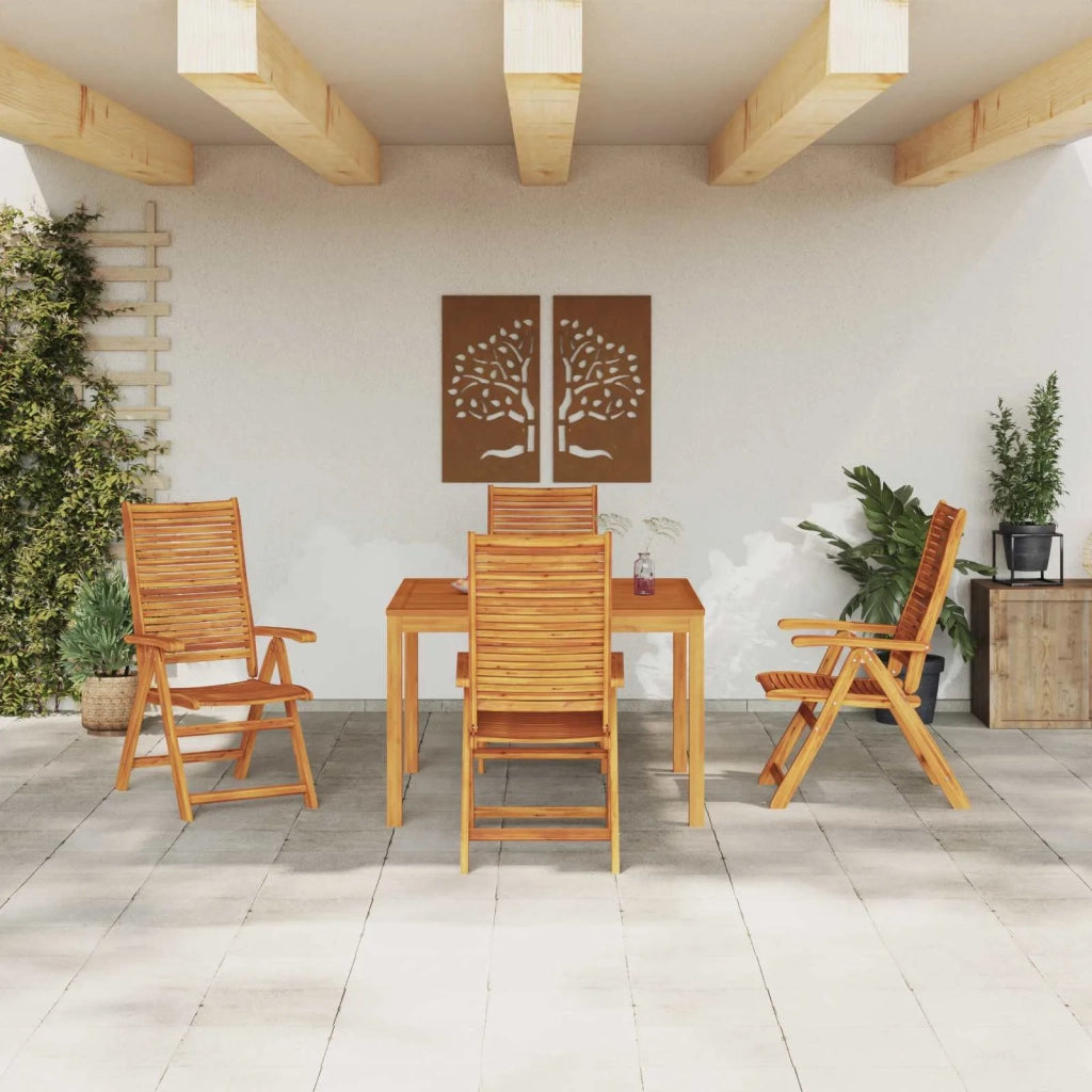 Set da Pranzo per Giardino 5 pcs Marrone 3375633
