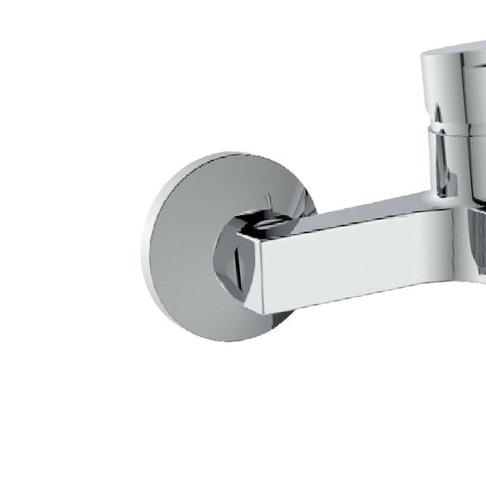 Rubinetto vasca cromato con leva in metallo - Serie Hellis