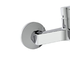 Rubinetto vasca cromato con leva in metallo - Serie Hellis