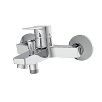 Rubinetto vasca cromato con leva in metallo - Serie Hellis