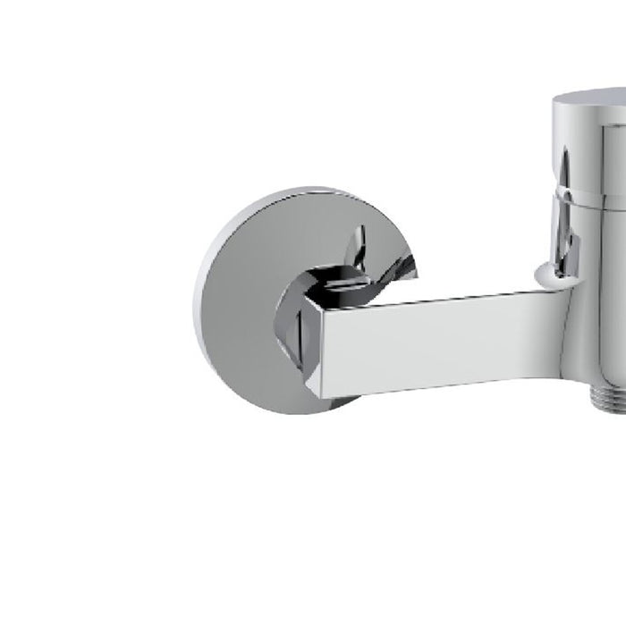 Miscelatore esterno doccia cromato con leva in metallo - Serie Hellis