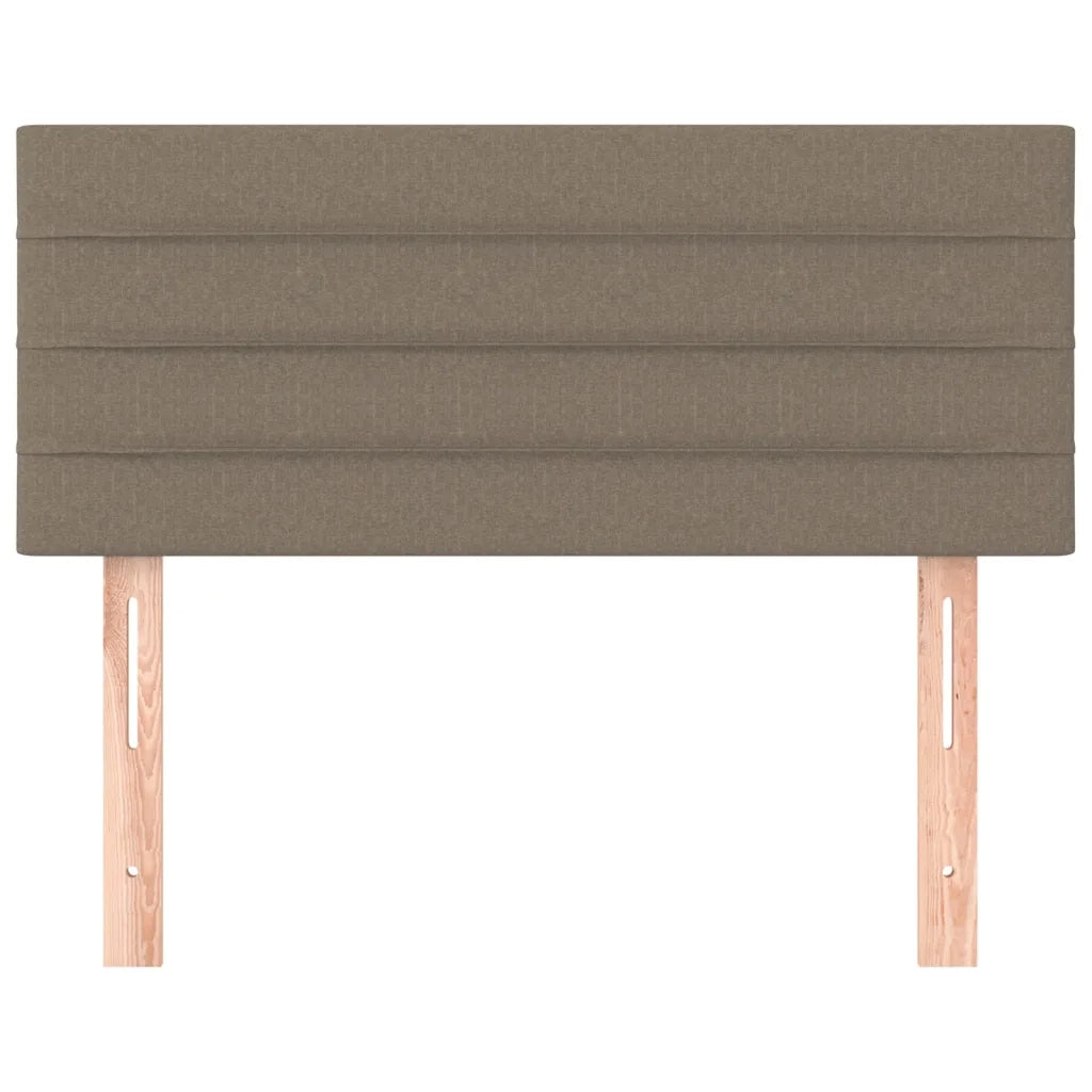 Testiera-Testata-Testiera Decorativa Tortora 90x5x78/88 cm in Tessuto 388520