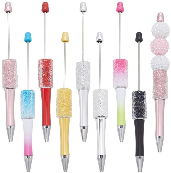 Set di 8 Penne con Pendenti Colorati per Progetti di Fai da Te Creativi