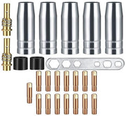 Set di parti di ricambio 25 pezzi - Aspiratori a gas - Aspiratori a vapore M6 0,8 mm - Anello di contatto - Isolatori - Cavo di rame di alta qualità - Filo di rame