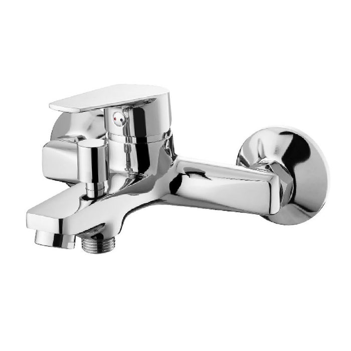 Rubinetto vasca cromato con leva in metallo - Serie Eureka