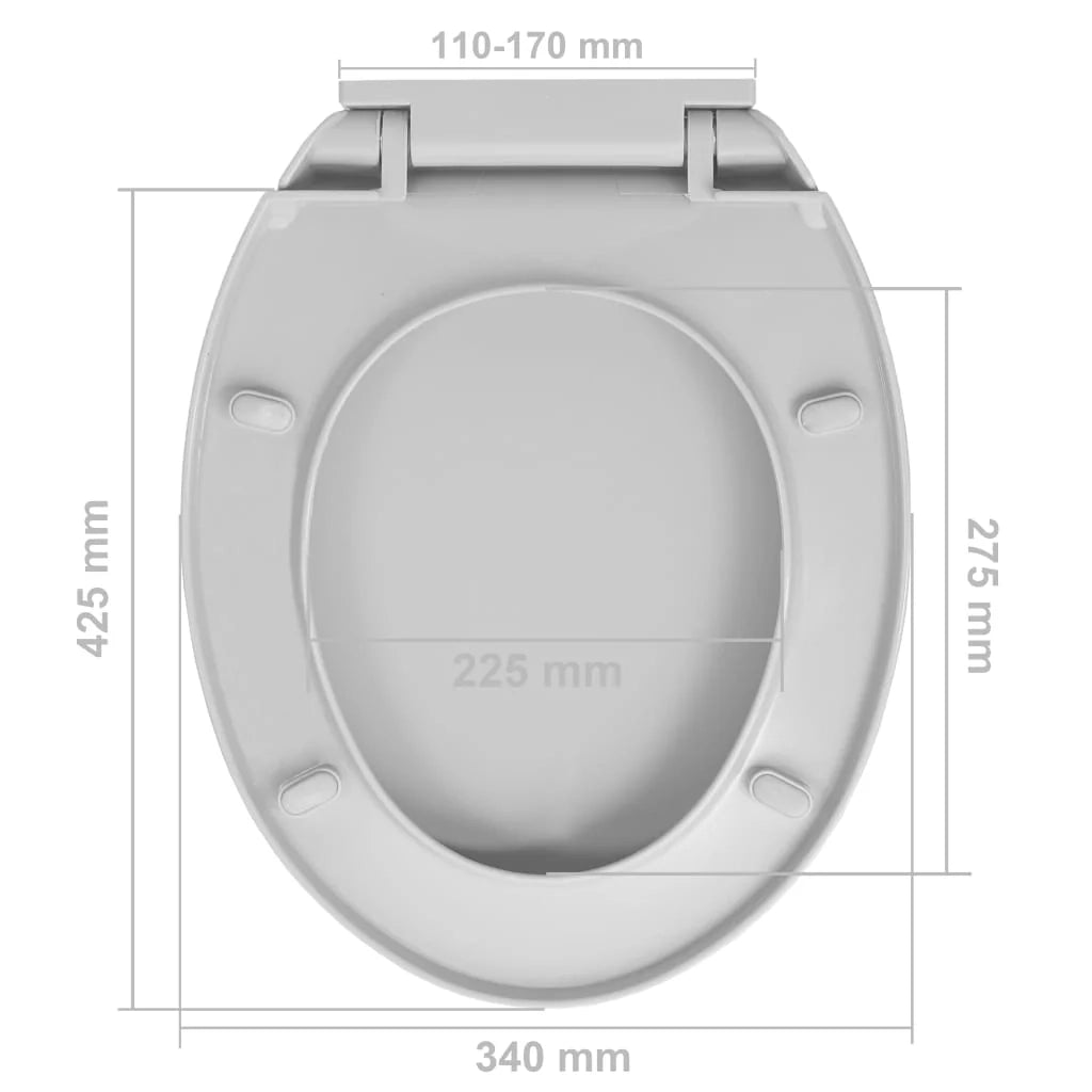 Sedile WC ovale grigio chiaro con chiusura ammortizzata 02_0002916