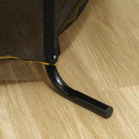 Trampolino Elastico per Bambini da 3 Anni Ø175 cm con Rete di Protezione Multicolore