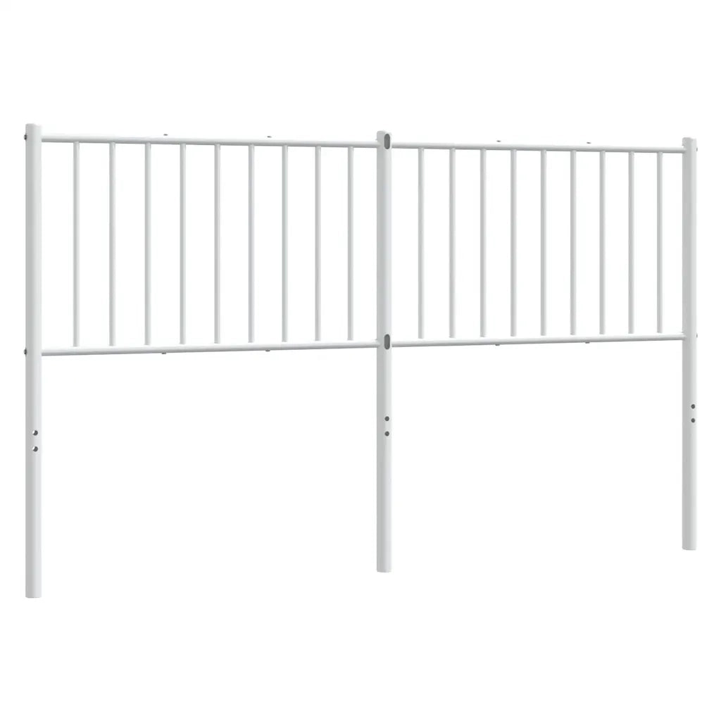 Testiera | Testata di Ricambio in Metallo Bianco 160 cm