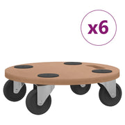 Pedane 6 pz Rotonde in Legno Multistrato CFW9921395