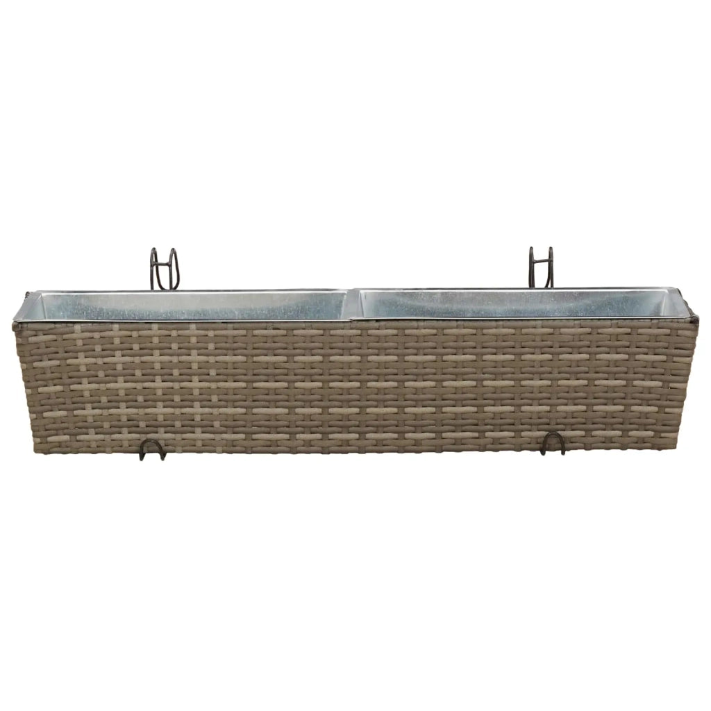 Ringhiera 2 pz 80 x 17 x 17 cm Metallo CFW4207823