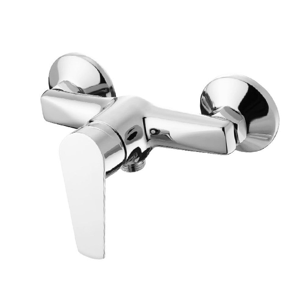 Miscelatore esterno doccia cromato con leva in metallo - Serie Eureka