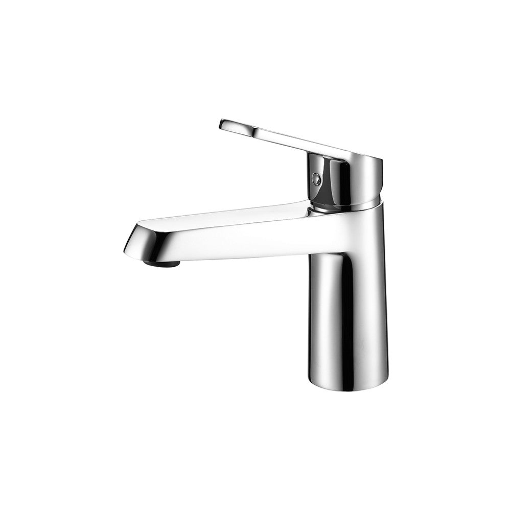 Miscelatore lavabo cromato con leva in metallo - Serie Fluid