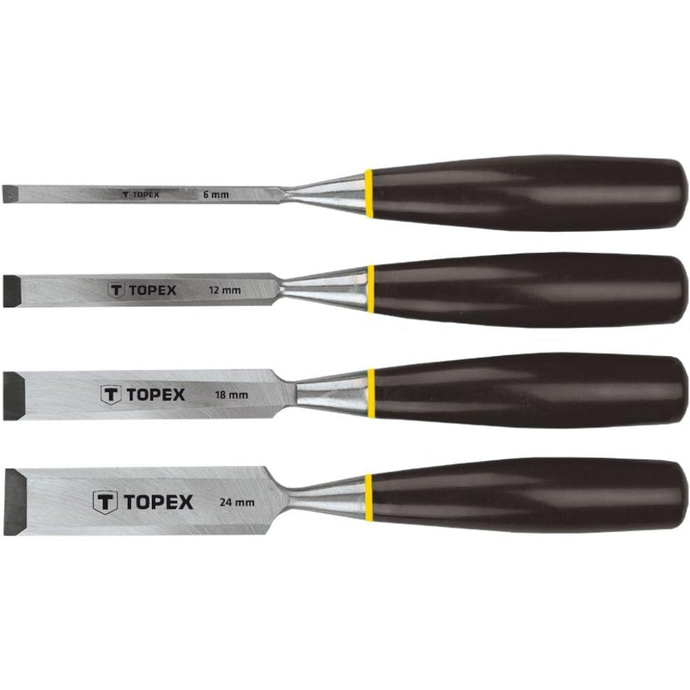 Topex 09a310 scalpelli, 6-24 mm, m, 4 pezzi assortiti ds