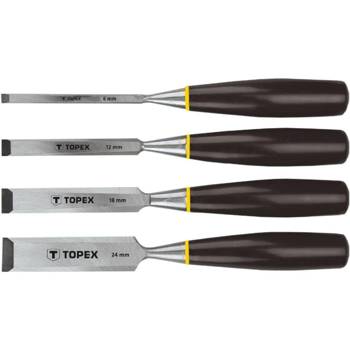 Topex 09a310 scalpelli, 6-24 mm, m, 4 pezzi assortiti ds