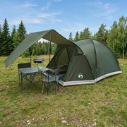 Tenda Capanna Verde militare 4 persone Poliestere e Acciaio 42028582