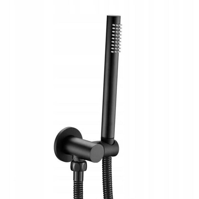 Set Da Vasca-doccia Da Incasso Rea Lungo Black + Box