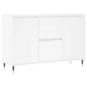 Credenza | Madia | Buffet da pranzo | Armadio da pranzo Bianca 101,5x35x70 cm in Legno Multistrato