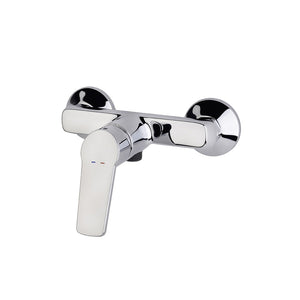 Miscelatore esterno doccia cromato con leva in metallo - Serie Fluid