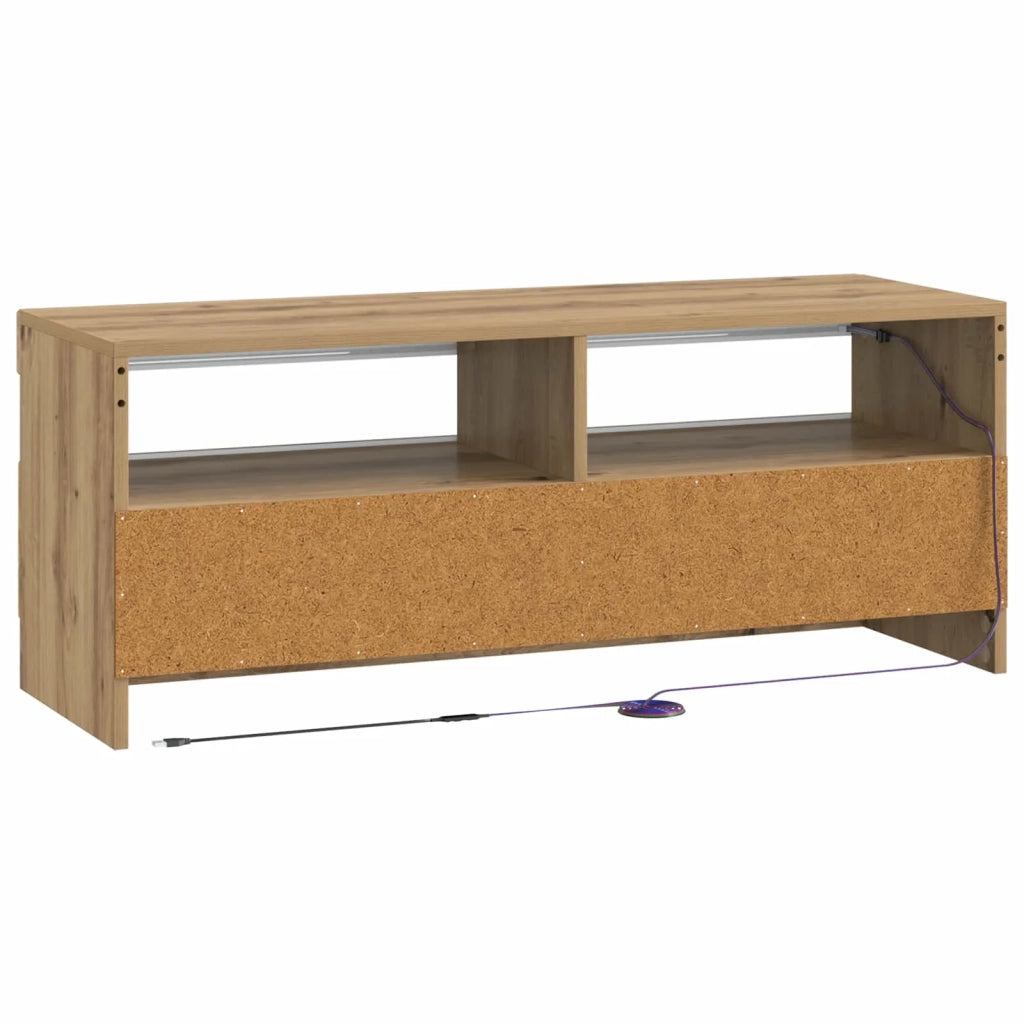 Mobile TV LED Rovere Artigianale Legno ingegnerizzato 897874